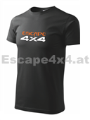 Herren T-Shirt in schwarz - Escape4x4 - Design 1